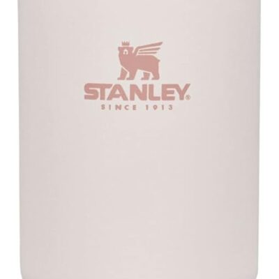 Stanley IceFlow Stainless Steel Tumbler with Straw - Vacuum Insulated Water Bottle for Home, Office or Car Reusable Cup with Straw Leak Resistant Flip Cold for 12 Hrs or Iced for 2 Days (Rose Quartz)