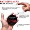 61FLIYpQL._SL1280_.jpg TRENDSTARTER Extreme Hair Wax – Strong Hold Matte Styling Pomade, Water-Based & Flake-Free for All Hair Types (4oz)