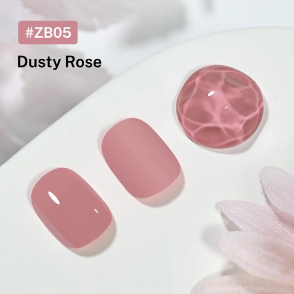 Dusty Rose Nail Polish 16.5ml – Quick Dry, Long-Lasting Light Pink Nail Color for DIY Manicure