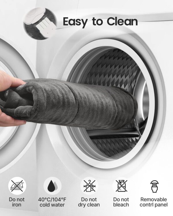 RENPHO Large Electric Heating Pad for Back, Neck & Shoulder Pain Relief – Wearable Heat Therapy with Adjustable Settings, FSA Eligible, 24"x33"