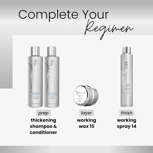 Kenra Platinum Working Wax 15 – Matte Finish Hair Styler, Medium Hold