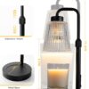 Elegant Candle Warmer Lamp with Timer ✨ Safe Wax Melt Warmer & Adjustable Dimmable Light – Cozy Home Decor & Gift