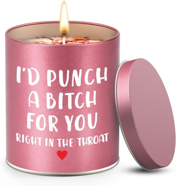 Birthday Gifts for Women,Valentines Galentines Day Gifts for Her Girlfriend,Mothers Day Gifts,Sister Gifts for Sisters,Friendship Gifts,Christmas Stocking Stuffers,Scented Candle Funny Gifts ldeas