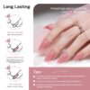 Dusty Rose Nail Polish 16.5ml – Quick Dry, Long-Lasting Light Pink Nail Color for DIY Manicure