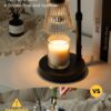 Elegant Candle Warmer Lamp with Timer ✨ Safe Wax Melt Warmer & Adjustable Dimmable Light – Cozy Home Decor & Gift