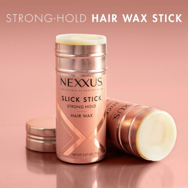 81JmC-iEyIL._SL1500_.jpg Nexxus Strong Hold Hair Wax Stick for Sleek Slicked-Back Styles – StyleProtect Technology, Frizz & Flyaway Control, 2.33 oz