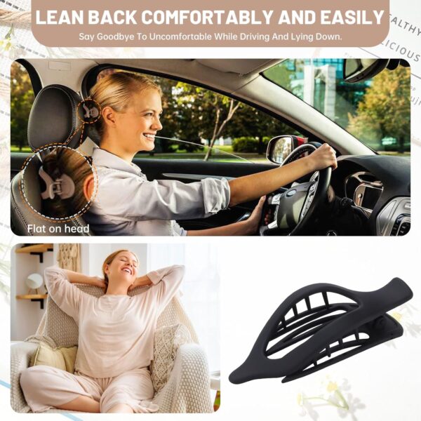 Matte French Concord Hair Clips – Strong Hold No-Slip Volume Clips for Thick & Thin Hair (6 Pack)