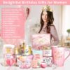 Not A Day Over Fabulous Birthday Mug Gift Set for Women – Luxury Coffee Cup with Bracelet, Candle, Bath Bomb & More