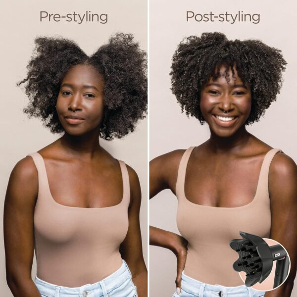 Shark FlexStyle Hair Dryer & Multi-Styler | Portable Blow Dryer Brush, Curling Tool & Volumizer with 6 Attachments – HD440BK