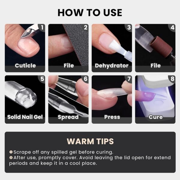 1757789657_71miZ353RoL._SL1500_.jpg BTArtbox XCOATTIPS Nude Short Square French Tip Nails with Solid Gel Nail Kit – Seamless & Long-Lasting