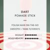 R+Co Dart Hair Wax Stick for Flyaways & Textured Styles – Vegan, Long-Lasting, Non-Greasy Pomade