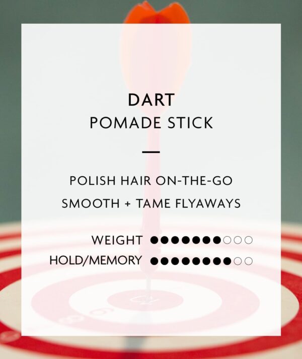 R+Co Dart Hair Wax Stick for Flyaways & Textured Styles – Vegan, Long-Lasting, Non-Greasy Pomade