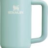 Stanley Quencher H2.0 Tumbler with Handle and Straw 30 Ounces | Flowstate 3-Position Lid | Cup Holder Compatible for Travel | Insulated Stainless Steel Cup | BPA-Free | Seafoam