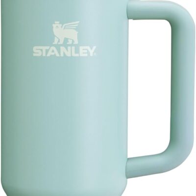 51GkMdv8JSL._AC_SL1500_.jpg Stanley Quencher H2.0 Tumbler with Handle and Straw 30 Ounces | Flowstate 3-Position Lid | Cup Holder Compatible for Travel | Insulated Stainless Steel Cup | BPA-Free | Seafoam