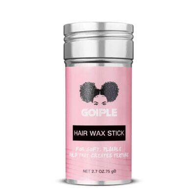 Wax Stick for Hair, Pomade Long-Lasting Wax, Smoothing & Slick Stick for Wigs, Styling Waxes for Fly Away & Edge Frizz Hair (2.7 oz)