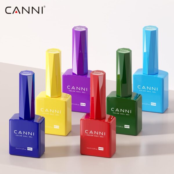 CANNI 30-Color Gel Nail Polish Set – Hema-Free Long-Lasting Manicure Kit for Home & Salon
