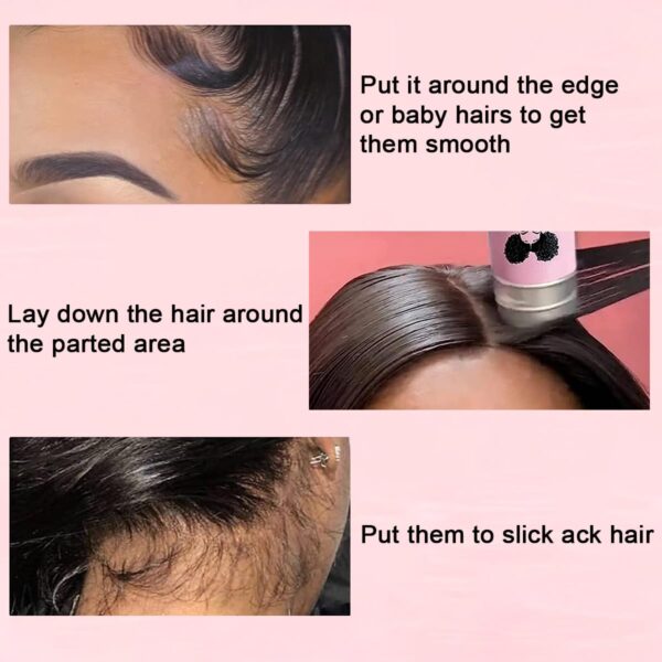 61iZ4KhSHL._SL1200_.jpg Edge Control Gel & Hair Wax Stick Set with Styling Tools – 24-Hour Strong Hold, Non-Flaking, Non-Greasy | For Black Hair, Wigs & All Hair Types