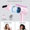 SHRATE High-Speed Ionic Hair Dryer – 160,000 RPM Brushless Motor, 500M Negative Ions, Low Noise & Magnetic Diffuser