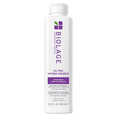 Biolage Ultra Hydra Source Conditioner - Intensely Condition, For Very Dry, Thick, Coarse Hair, Infused with Micro-dosed with Cupuaçu Butter & Salicylic Acid