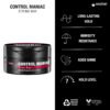 SexyHair Control Maniac Styling Wax – Strong Hold, Long-Lasting Shine & Definition for Medium to Coarse Hair