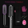 617UmzKadBL._SL1500_.jpg TYMO Ring Hair Straightener Brush – Fast Heating Straightening Comb with 5 Temps, Anti-Scald & Dual Voltage, Black