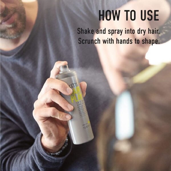 61BKDw9kuL._SL1100_.jpg KMS HairPlay Flexible Hold Dry Wax Spray – Texturizing Hair Styling & Volume Boost, 4.1 Oz