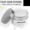 White Temporary Hair Wax Washable Hair Color Styling Mud for Kids, Teens & Adults