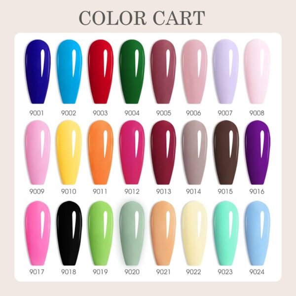 CANNI 30-Color Gel Nail Polish Set – Hema-Free Long-Lasting Manicure Kit for Home & Salon