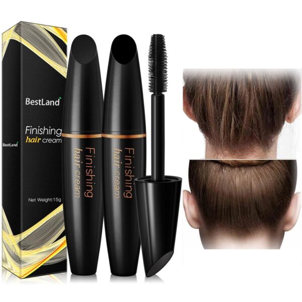 61NkbFez9JL._SL1024_.jpg BestLand 2 Pcs Hair Finishing Stick, Hair Mascara Flyaway Hair Tamer Stick, Refreshing Not Greasy Feel Shaping Gel, Wax Fixer for Bangs, Edges, Frizz and Baby Hairs Control, Slick Back Hair Product