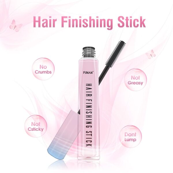 FUNAN Hair Finishing Stick 2-Pack – Flyaway & Baby Hair Tamer with Coconut & Jojoba Oil