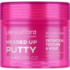 Lee Stafford Hair Styling Pomade | Messed Up Putty - Lighweight, Pliable Shaping Wax Paste, All Lengths, Firm Hold for Texturizing & Definition, Flyaway Tamer, Smoothing Slick Back, Men & Women
