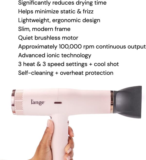 61gx48p7RKL._AC_SL1500_.jpg L’ANGE Le Styliste Luxury Hair Dryer – 1875W Quiet Brushless Blow Dryer with Diffuser & Ionic Technology