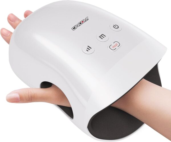 61gz5INxqL._AC_SL1500_.jpg CINCOM Hand Massager - Cordless Hand Massager with Heat and Compression for Arthritis and Carpal Tunnel, Gifts for Women(White)
