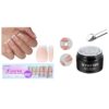 61jqVUGCd-L._SL1500_.jpg btartboxnails XCOATTIPS Nude Short Square French Tip Nails and Gap-filled Solid Nail Gel Kit