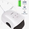 61tZPY-SjL._AC_SL1500_.jpg CINCOM Cordless Hand Massager with Heat & Compression – Pain Relief for Arthritis, Carpal Tunnel & Stiff Hands (White)