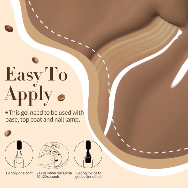 61vtOXw9WL._SL1500_.jpg Born Pretty Nude Brown Gel Nail Polish Set – 6 Neutral Colors for All Seasons