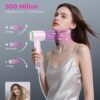 SHRATE High-Speed Ionic Hair Dryer – 160,000 RPM Brushless Motor, 500M Negative Ions, Low Noise & Magnetic Diffuser