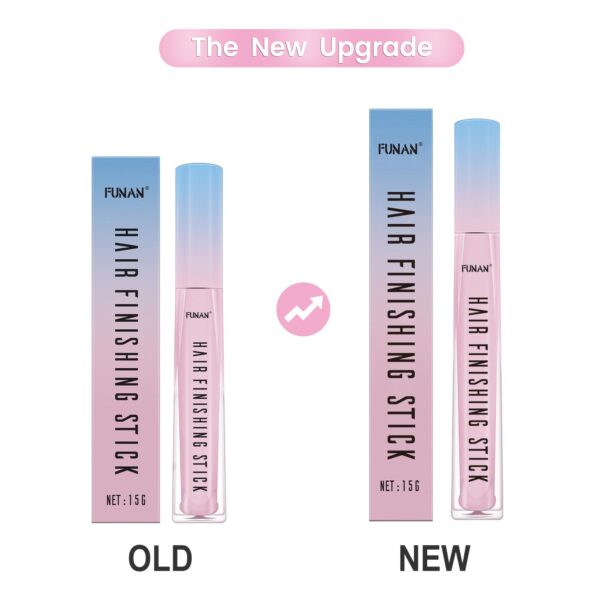 FUNAN Hair Finishing Stick 2-Pack – Flyaway & Baby Hair Tamer with Coconut & Jojoba Oil