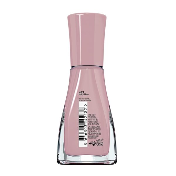 61zrclYM1QL._SL1500_.jpg Sally Hansen Insta-Dri Nail Polish – Hurry Plum Quick Dry, Long-Lasting Creme Pink for All Skin Tones
