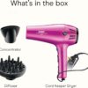 71-4eQujIAL._AC_SL1500_.jpg Conair 1875W Hair Dryer with Retractable Cord – Ionic & Tourmaline Technology