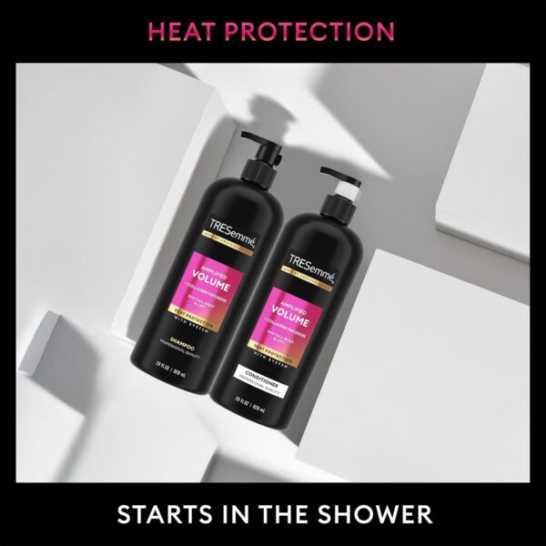 71-DjbohbaL._SL1500_.jpg TRESemmé Amplified Volume Shampoo & Conditioner with Collagen + Keratin Repair Mask – 3 Piece Volumizing Haircare Set