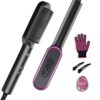 711r5qeAFjL._SL1500_.jpg Hair Straightener Brush, TYMO Ring Hair Straightener Comb Straightening Brush for Women with 5 Temps 20s Fast Heating & Dual Voltage, Black