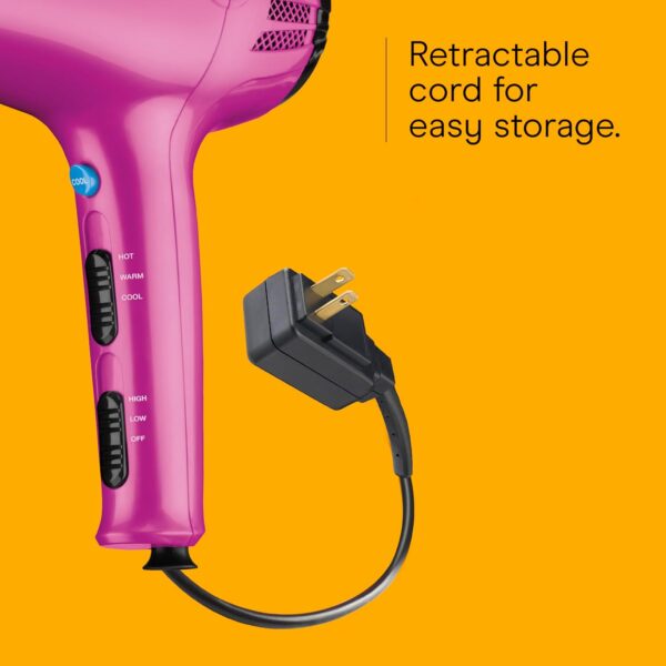 7132i7U3CaL._AC_SL1500_.jpg Conair 1875W Hair Dryer with Retractable Cord – Ionic & Tourmaline Technology