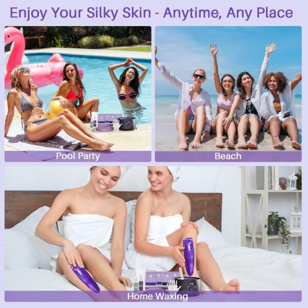 714AJBoXSHL._SL1500_.jpg BLITZWAX Brazilian Waxing Kit – At-Home Hair Removal with Hard Wax Warmer, Face & Body Wax, Beginner-Friendly