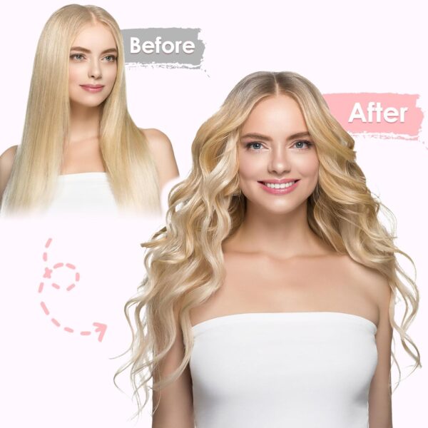 715Puoo3NjL._SL1500_.jpg 21-Piece Hair Roller Set – Self-Grip Curlers for Volume, DIY Styling, and Blowout-Look Curls