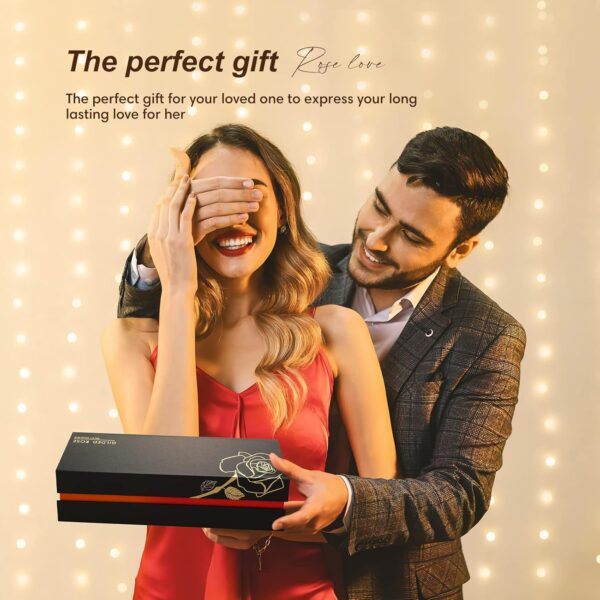 7175bjF1KUL._AC_SL1500_.jpg 24K Gold Dipped Rose – Eternal Golden Rose Gift for Women, Anniversary, Birthday & Romantic Occasions