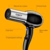 Conair 1875W Ionic Hair Dryer – Tourmaline Ceramic Blow Dryer with 3 Heat Settings, Cool Shot & Concentrator