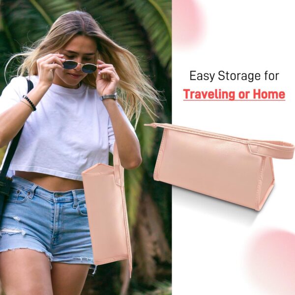 3-in-1 Dual Voltage Hair Styler – High-Speed Travel Hair Dryer, Curling & Straightening Tool for Women, European Voltage, Quick Drying & Styling