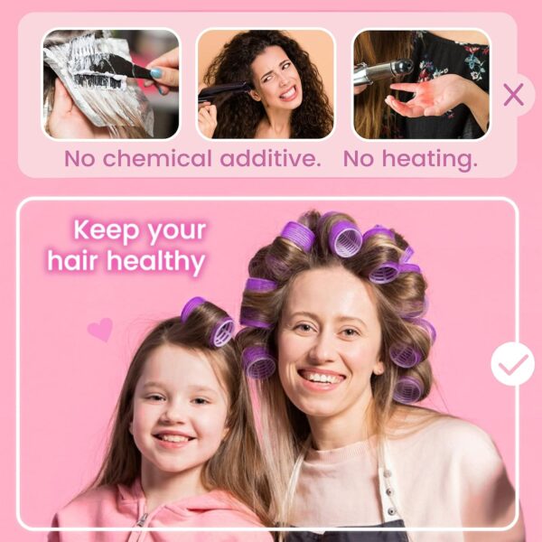 717NwBlE0uL._SL1500_.jpg 21-Piece Hair Roller Set – Self-Grip Curlers for Volume, DIY Styling, and Blowout-Look Curls