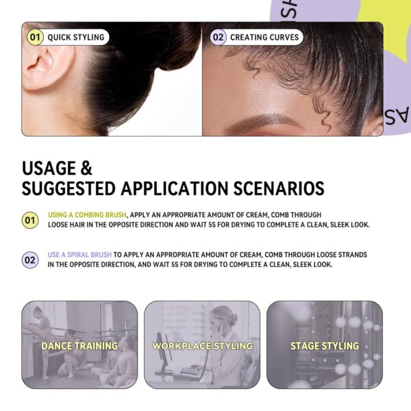 718t3F3wGiL._SL1500_.jpg BestLand 2-Pack Hair Finishing Stick – Flyaway & Frizz Control, Edge Tamer Gel, Sleek & Non-Greasy